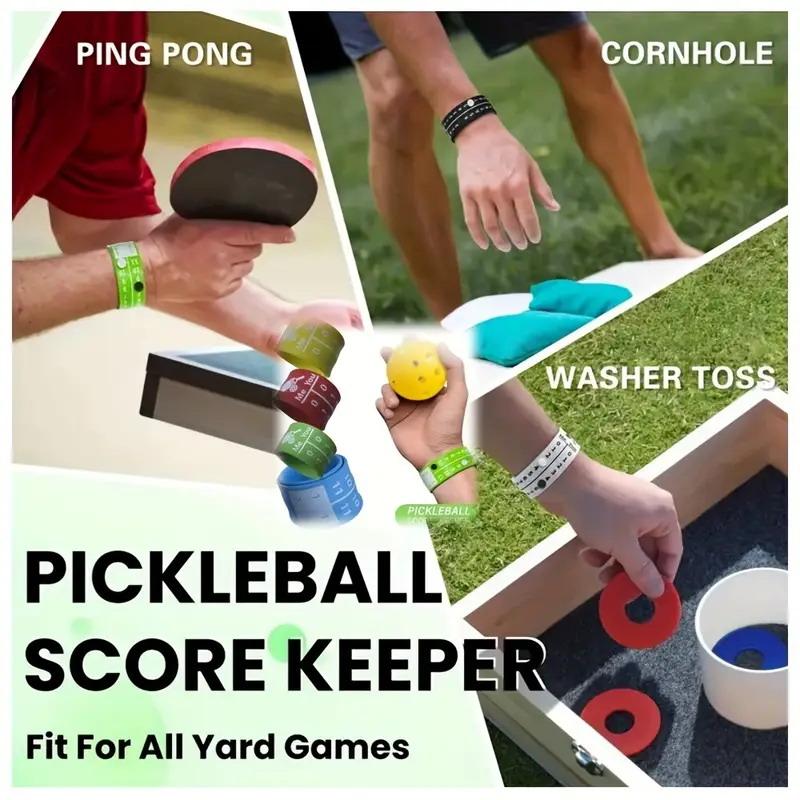 피클볼 스코어키퍼 손목 밴드 4pcs 빠른 점수 재생  - Badminton Score 리뷰 및 가격