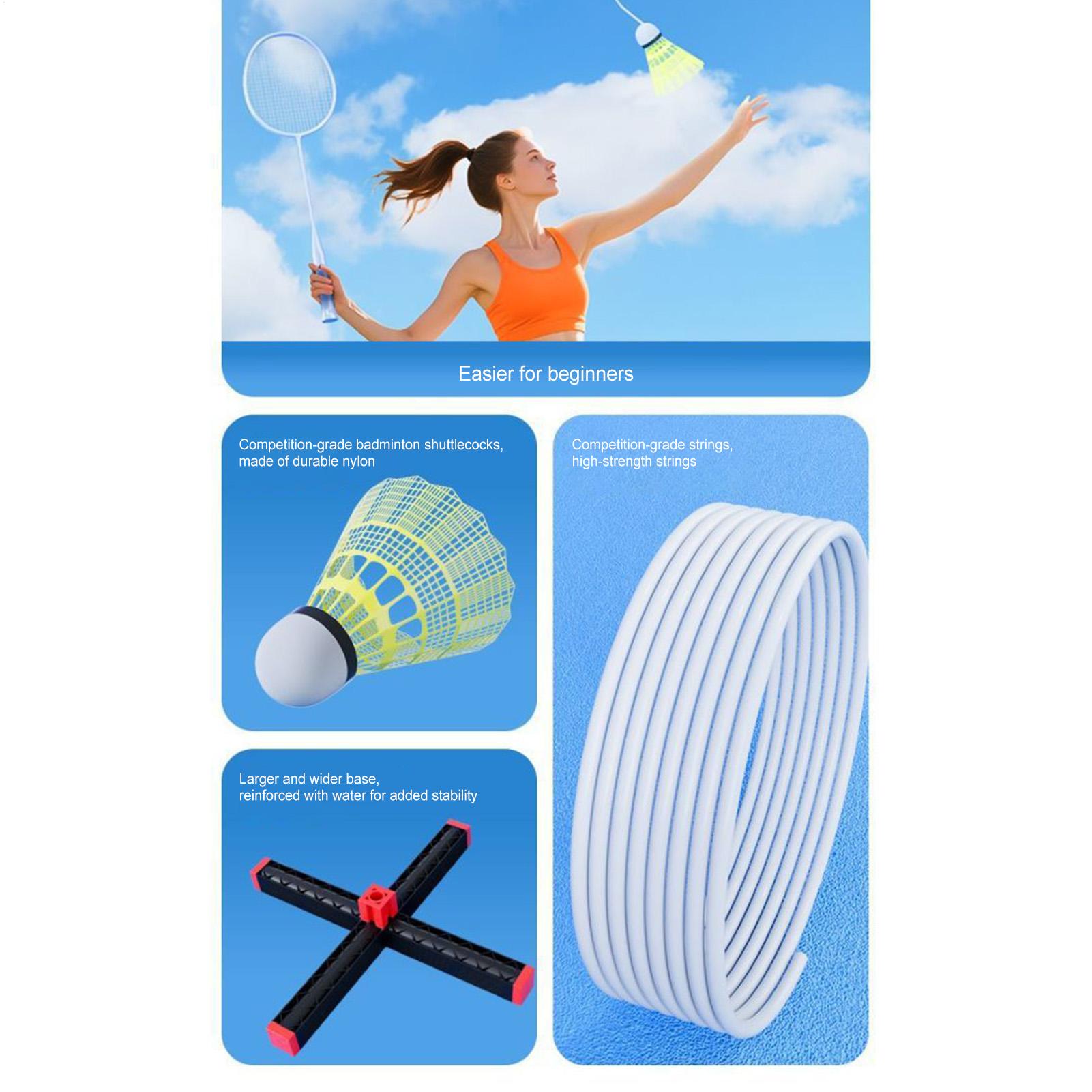 배드민턴 싱글 트레이닝 보조기구 휴대용 접이식 자동 리 - Badminton Rebound Trainer 리뷰 및 가격