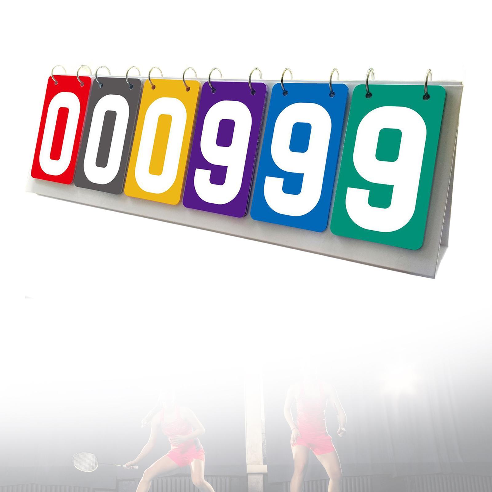 스코어보드 점수 플립 카드 축구 스포츠 게임 배드민턴용 - Badminton Score 리뷰 및 가격